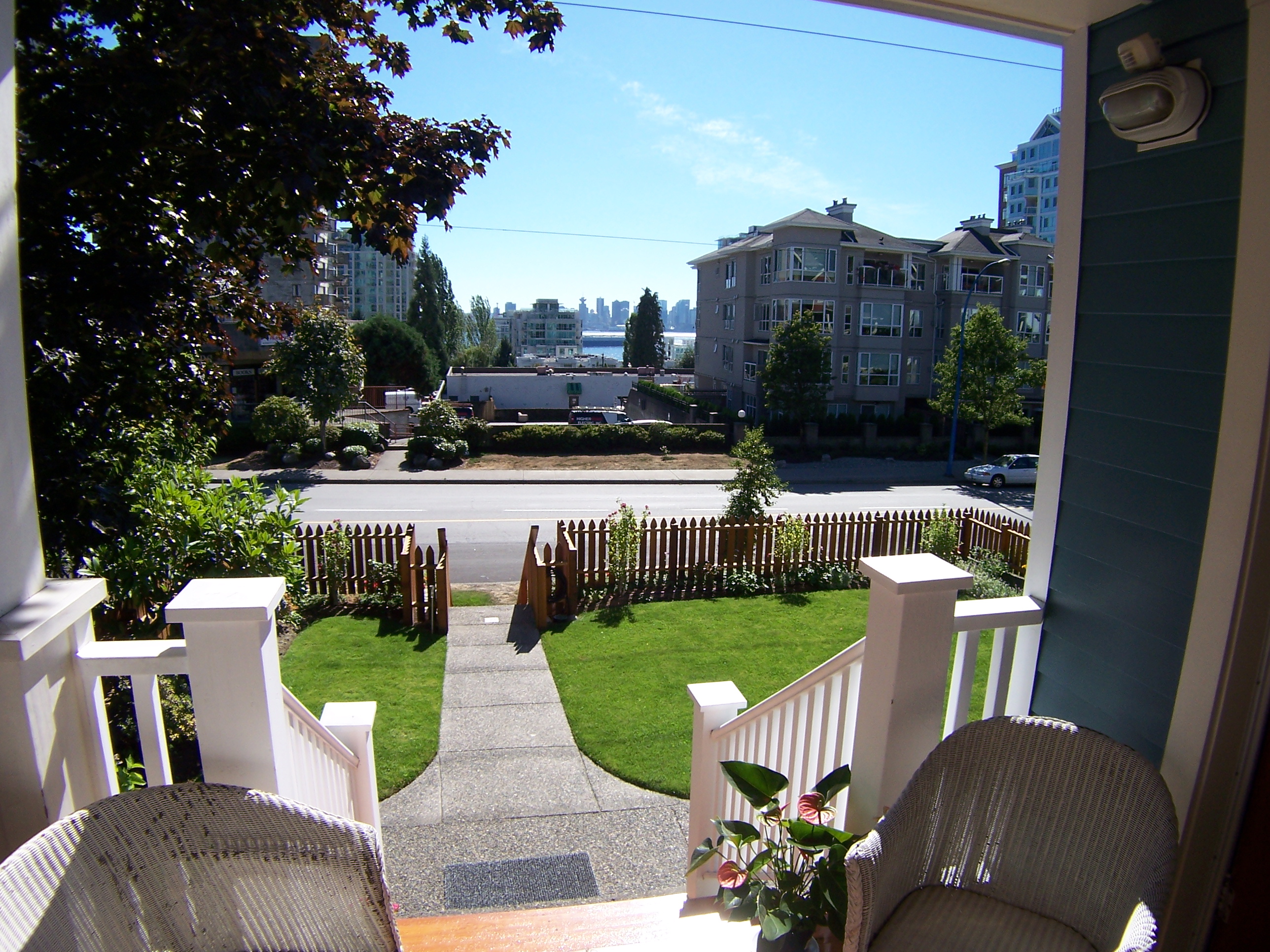 4. Cottage View from main floor front room.